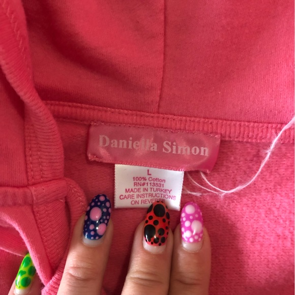 Pink sweater dress 100% coton - Picture 3 of 3